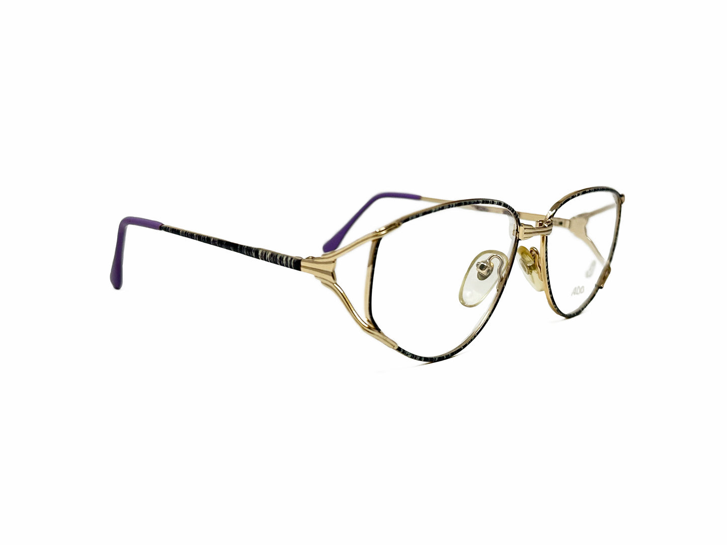 Adonna Optical Frame. Model: 118. Color: M.Purple. Side View