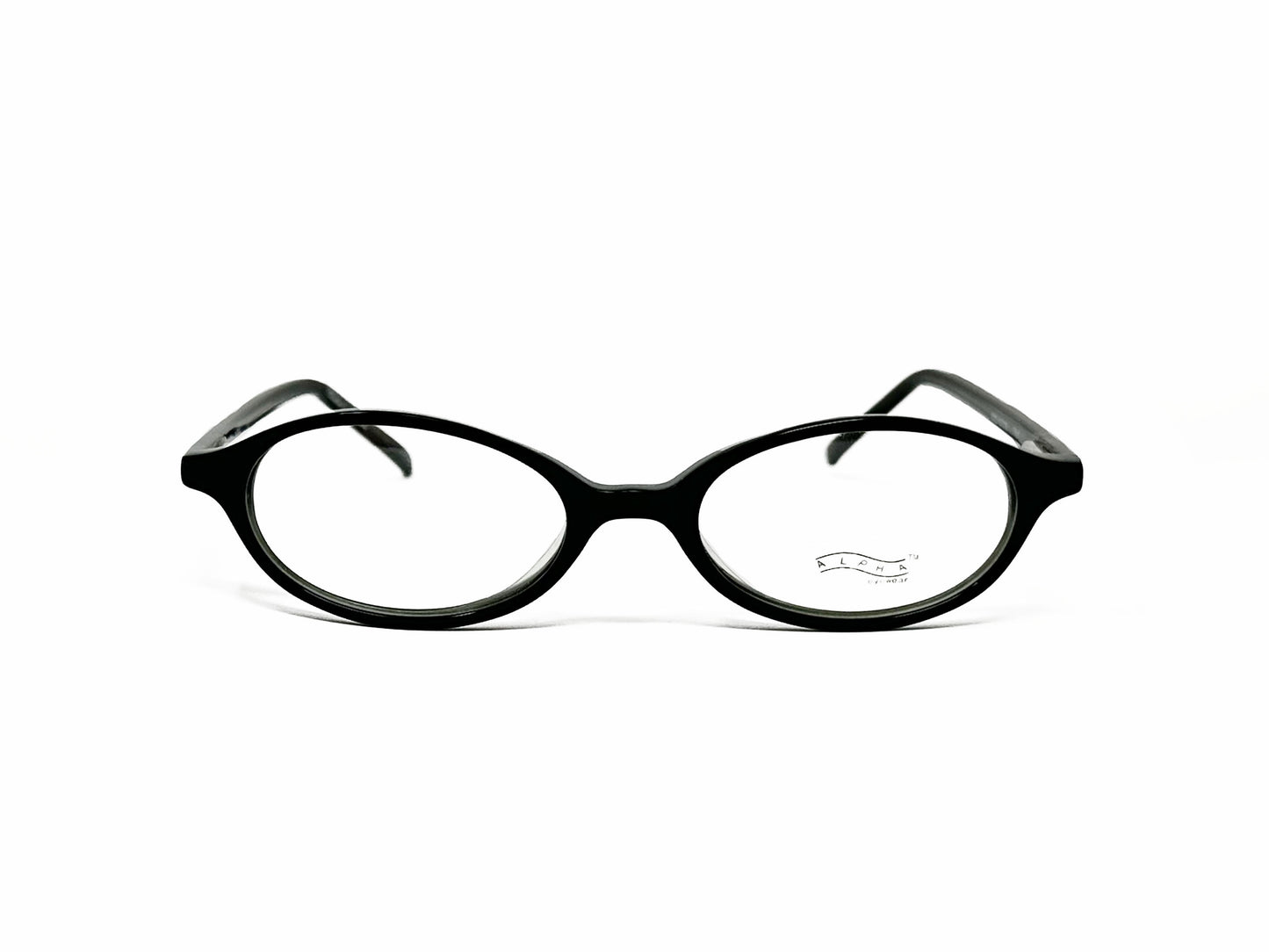 Alpha Optical Frame. Model: 0325. Color: F/BLK . Front View