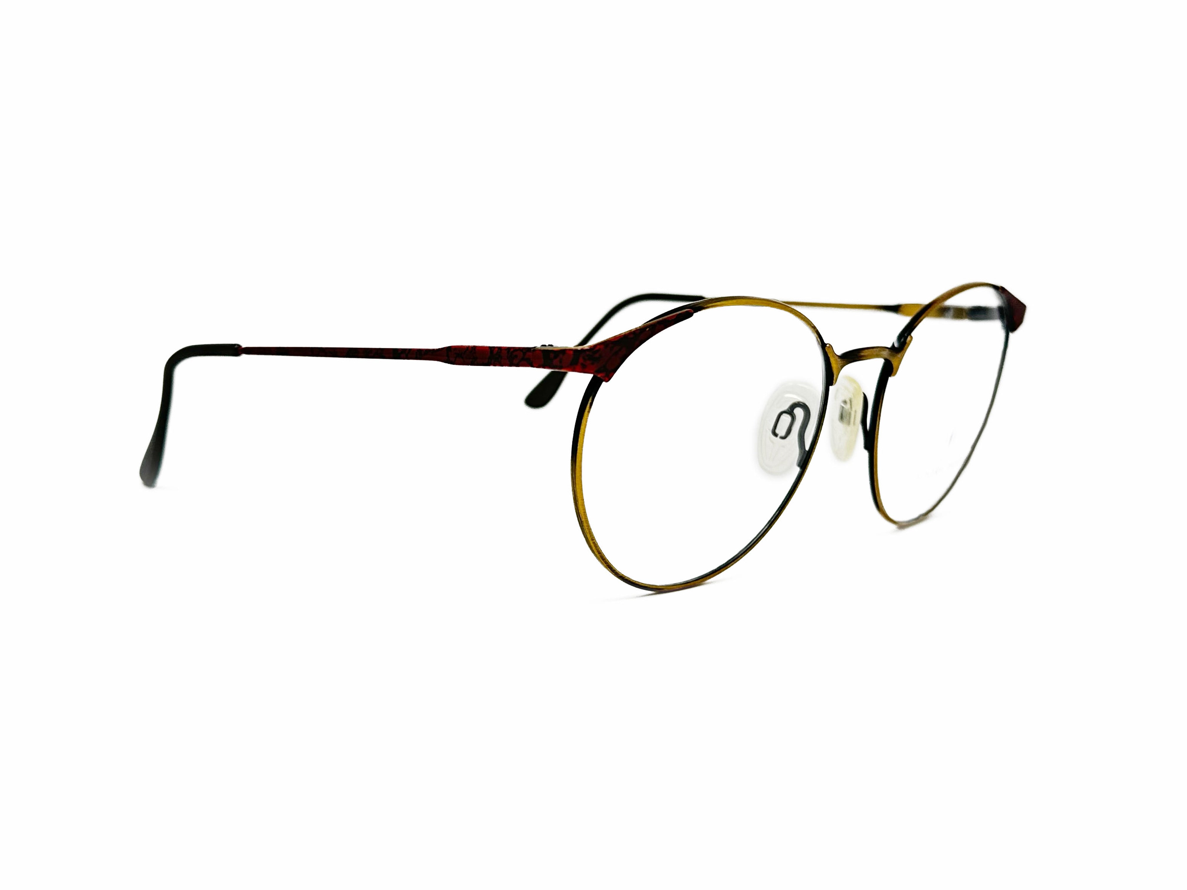 Burgundy metal best sale eyeglass frames