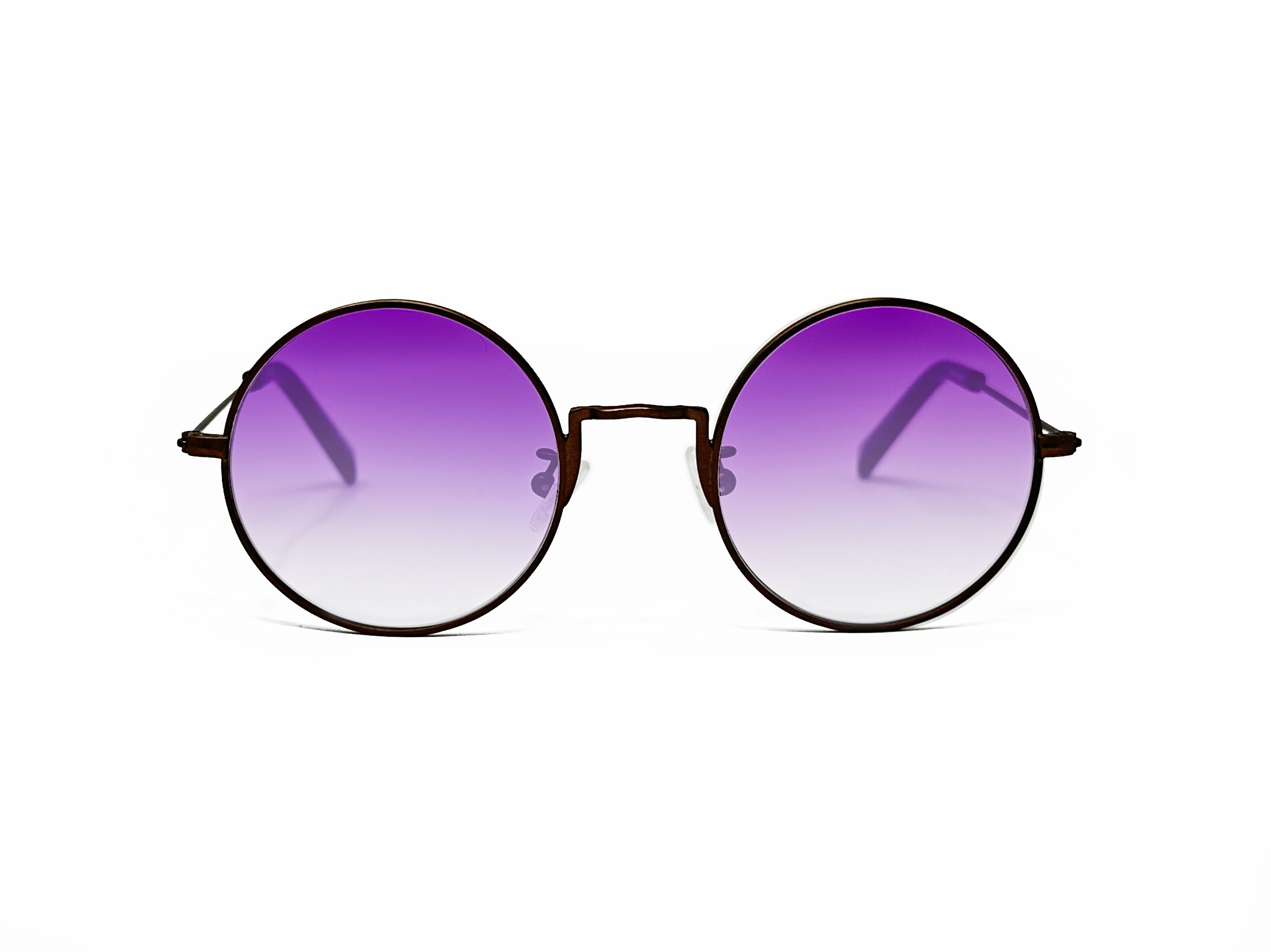 Buy Synbus Gandhi Round Shape Retro Silver Frame Purple lens UV Protection Sunglasses  Shades/Frame For Men & Women (Purple Lens) at Amazon.in