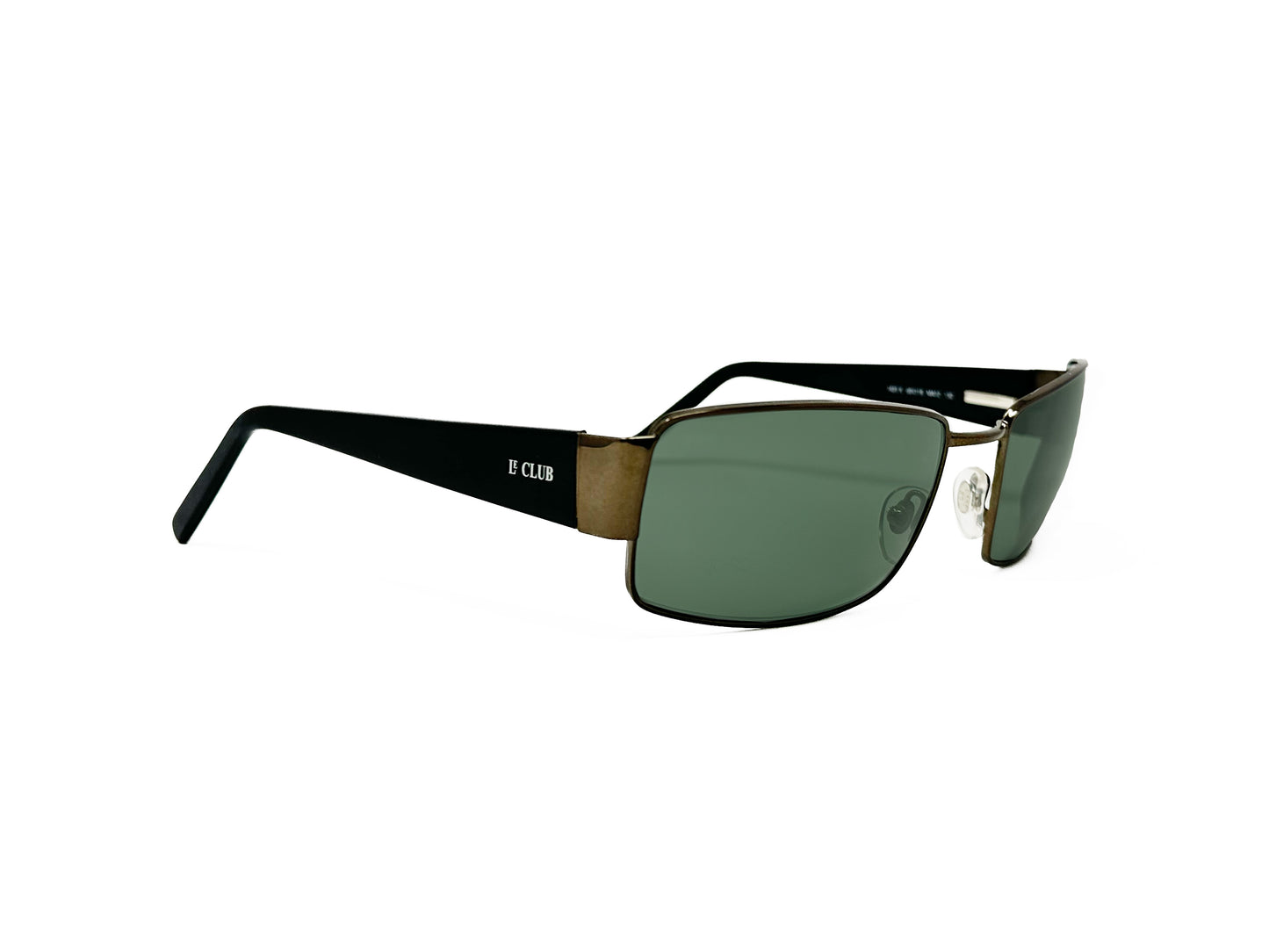 Le Club rectangular sunglasses. Model: 1431. Color: Maiz. Front view. 