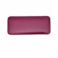 Thin, compact leather slip-in case in Maroon.