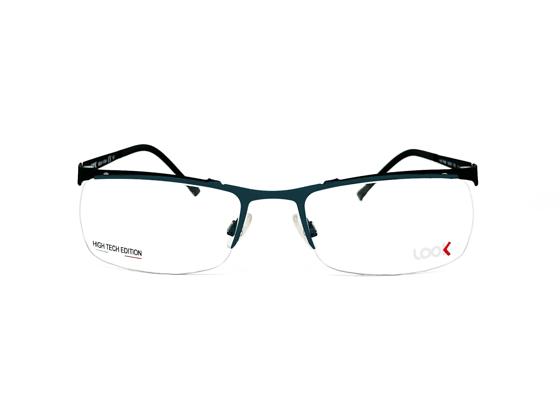 Look rectangular optical frame. Model: 10440. Color: 9828. Front view.