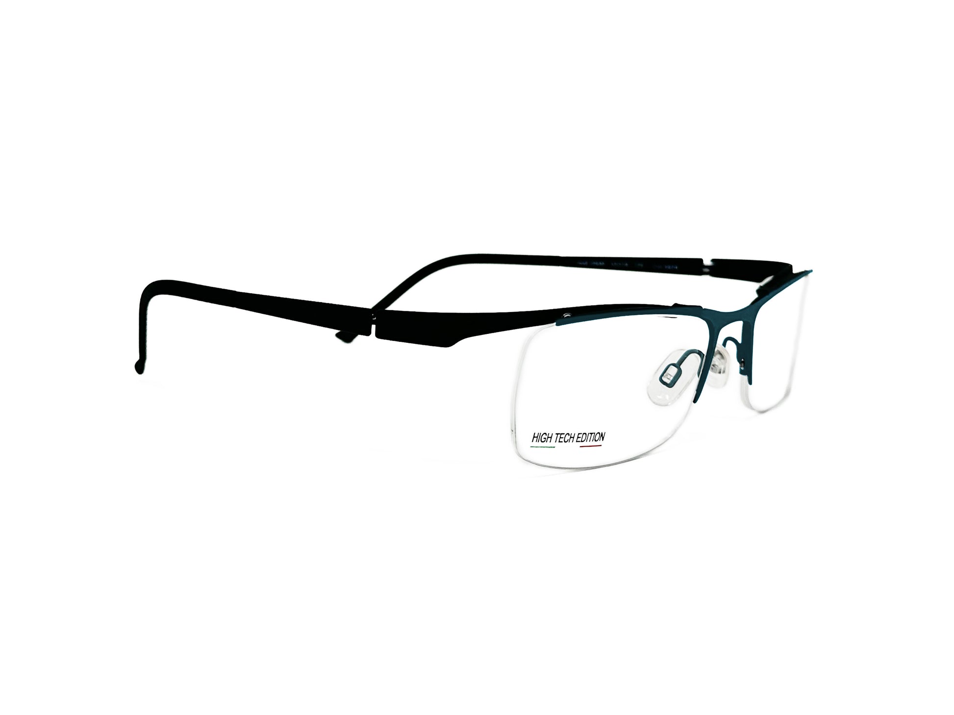 Look rectangular optical frame. Model: 10440. Color: 9828. Side view.