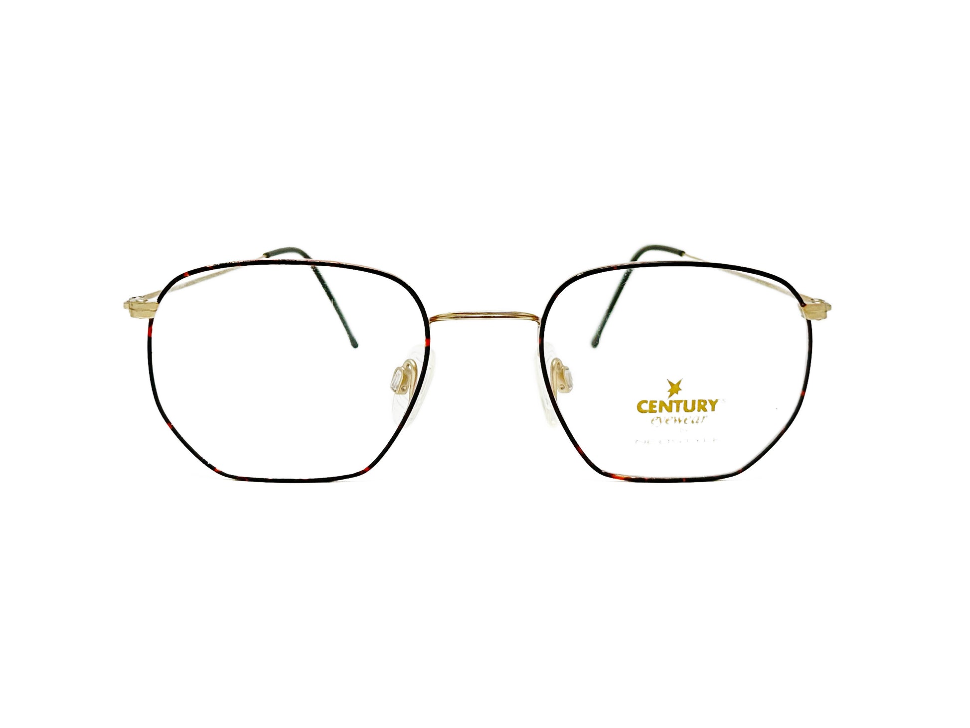 Neostyle wire optical frame. Model: 226. Color: 478 tortoise. Front view.