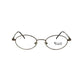 K-Flex round metal optical frame. Model: 0558. Color: Bron, bronze. Front view. 