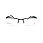 Look rectangular optical frame. Model: 10440. Color: 9828. Front view.